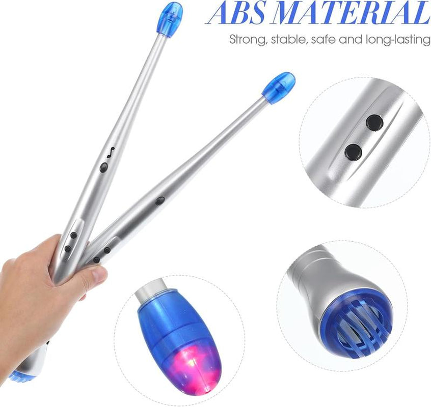 Air Hit Digital Drumsticks – Suitable for Ages 3 to Adult. Batteries Not Included. a Fun Gift Item, Not Intended for Professional Use. Drum Stick Set